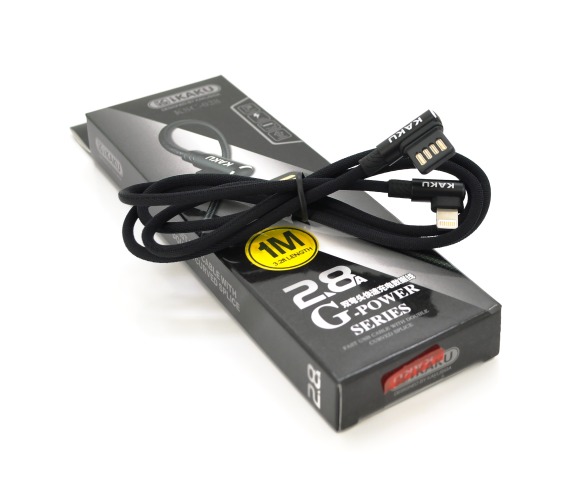 Фото - Кабель iKaku KSC-028 JINDIAN for iPhone 1 м Black (KSC-028-B-L)