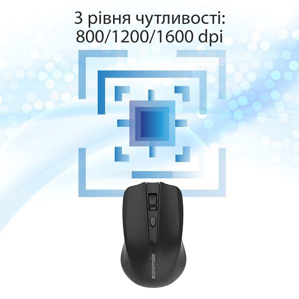 Фото - Миша бездротова Promate Clix-8 Black