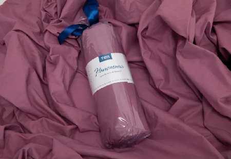 Простынь двуспальная ТЕП ВДОХНОВЕНИЕ с резинкой 180х200 см Пепельная роза (2-04018_26853)