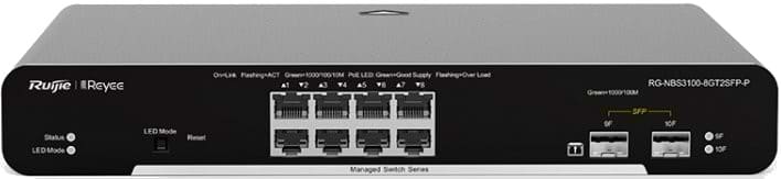 Коммутатор локальної мережі (Switch) Ruijie Reyee RG-NBS3100-8GT2SFP - Фото 1