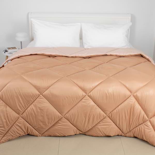 Фото - Одеяло всесезонное двуспальное евро ТЕП 200х220 см Кофейный (1-00154_27925)