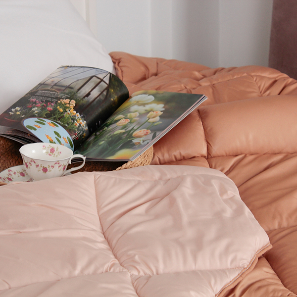 Фото - Одеяло всесезонное двуспальное евро ТЕП 200х220 см Кофейный (1-00154_27925)