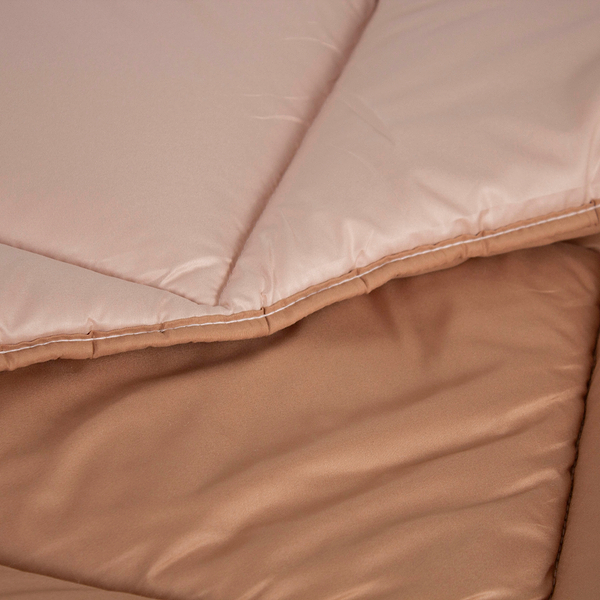 Фото - Одеяло всесезонное двуспальное евро ТЕП 200х220 см Кофейный (1-00154_27925)