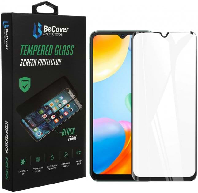Защитное стекло для смартфона BeCover for Xiaomi Redmi Note 11 4G/10 5G/10 2022/10 Prime 2022 Black (707325) - Фото 1
