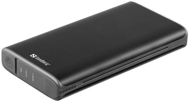 Батарея мобільна Sandberg 4-Panel 8W PD 25000 mAh, 2xUSB Type-C OUT (420-56) - Фото 1