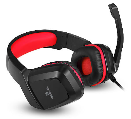 Фото - Гарнитура проводная игровая REAL-EL GDX-7550 Black/Red
