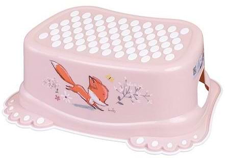 Фото - Підставка дитяча під умивальник Tega Baby Лісова казка з антиковзаючою гумою Світло-рожевий (FF-006-107)