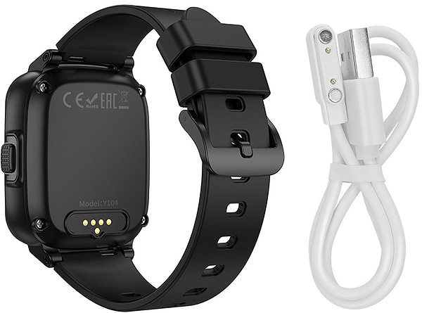 Фото - Детские часы HOCO Y104 4G Black (6942007646352)