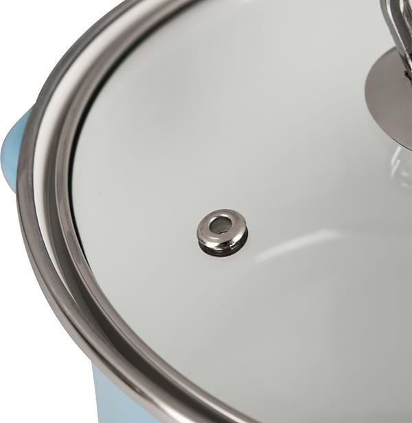 Фото - Кастрюля Biol CE24B 5,6 л голубая