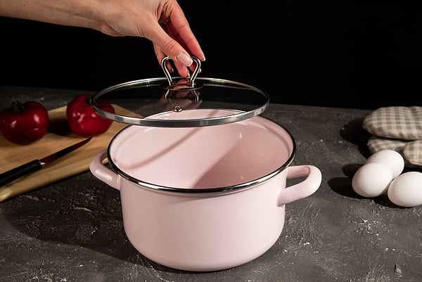 Фото - Кастрюля Biol CE20P 3,1 л розовая