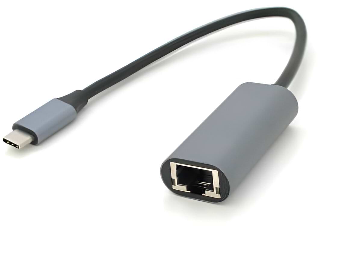 Переходник USB Type-C - RJ-45 Voltronic Type-C (папа)/RJ-45(мама) 18 см (27033) - Фото 1