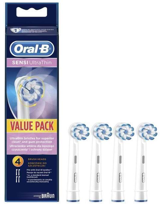 Насадка для зубной щетки Oral-B Braun Sensi UltraThin EB60 4 шт. - Фото 1