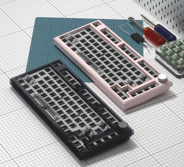 Фото - Клавіатура бездротова ігрова FL ESPORTS DIY-barebone MK750 Black Three-Mode (MK750-7980)