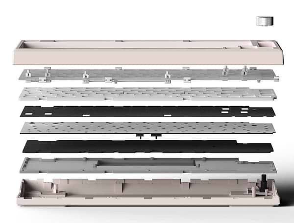 Фото - Клавіатура бездротова ігрова FL ESPORTS DIY-barebone MK750 Black Three-Mode (MK750-7980)