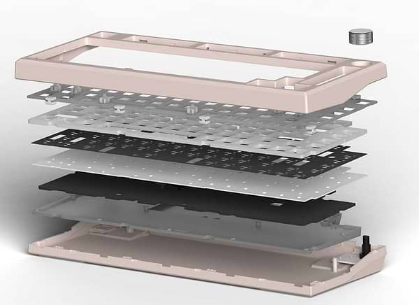 Фото - Клавіатура бездротова ігрова FL ESPORTS DIY-barebone MK750 Black Three-Mode (MK750-7980)