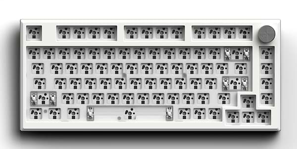 Фото - Клавіатура бездротова ігрова FL ESPORTS DIY-barebone MK750 White Three-Mode (MK750-4247)