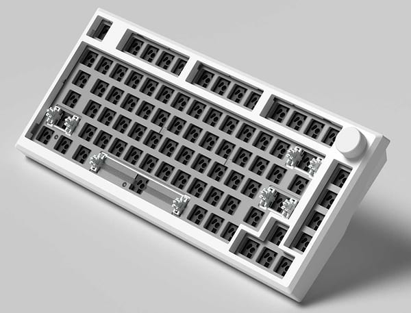 Фото - Клавіатура бездротова ігрова FL ESPORTS DIY-barebone MK750 White Three-Mode (MK750-4247)