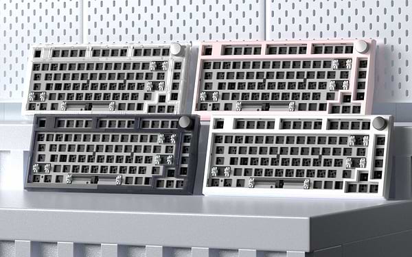 Фото - Клавіатура бездротова ігрова FL ESPORTS DIY-barebone MK750 White Three-Mode (MK750-4247)