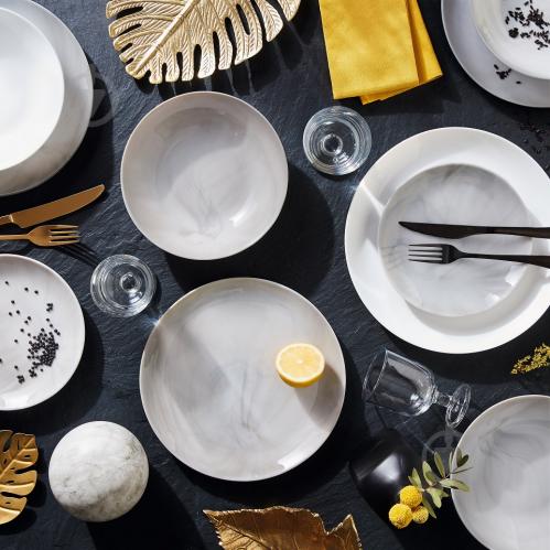 Фото - Столовий сервіз Luminarc Diwali Marble Granit 19 пр. (Q0217)