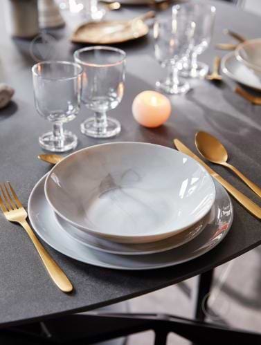 Фото - Столовий сервіз Luminarc Diwali Marble Granit 19 пр. (Q0217)