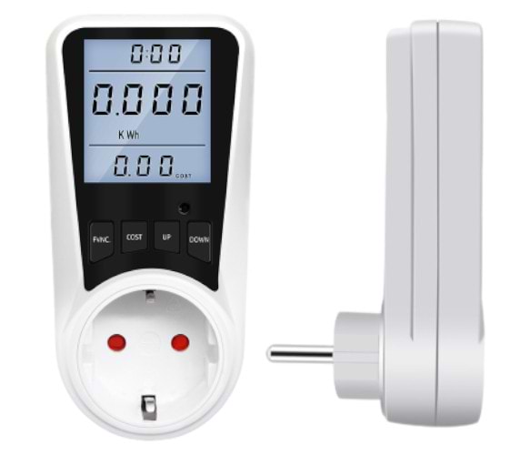 Розумна розетка Voltronic DDS109L із програмою розрахунку електроенергії з дисплеєм