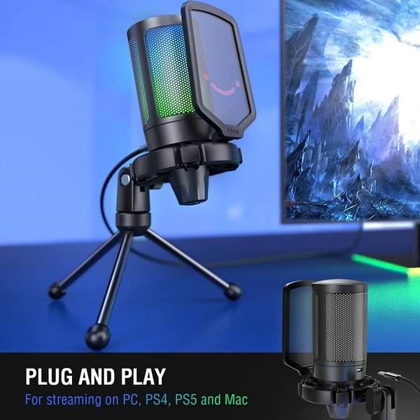 Фото - Мікрофон до комп'ютера Fifine A6V Ampligame