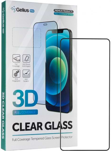 Защитное стекло для смартфона Gelius Pro 3D for Samsung M526/M52 Black (89240)