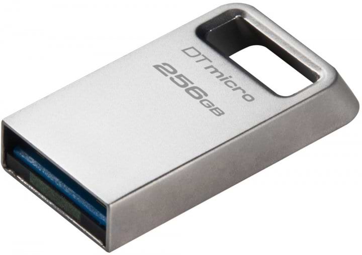 Флеш USB Kingston DataTraveler Micro Meta l USB 3.2 Gen 1 256GB (DTMC3G2/256GB) - Фото 1