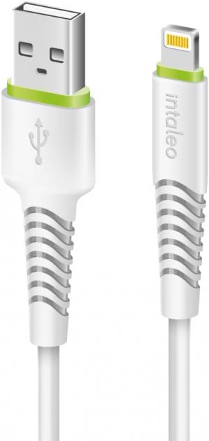 Кабель синхронизации данных Intaleo CBFLEXL2 Lightning 2м White (1283126521416) - Фото 1