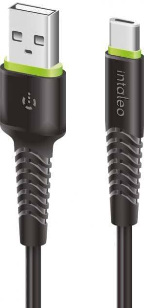 Кабель синхронизации данных Intaleo CBFLEXT2 Type-C 2м Black (1283126521423) - Фото 1