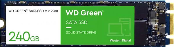 Фото - SSD-накопитель внутренний Western Digital M.2 2280 240GB (WDS240G3G0B)