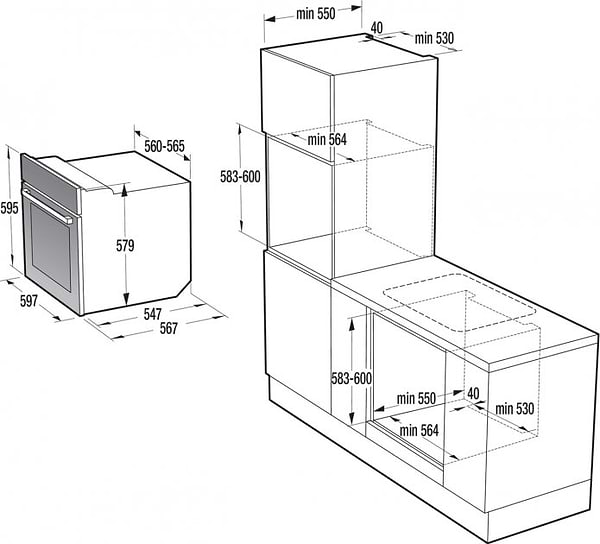 Фото - Духова шафа електрична Gorenje BPS 747 A32XG