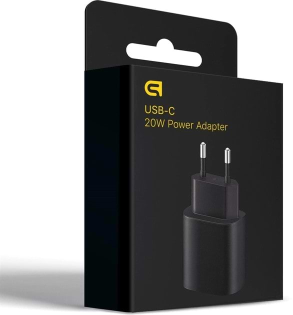 Фото - Сетевое зарядное устройство Armorstandart ABMHJ83 20W USB-C Power Adapter Black (ARM61365)