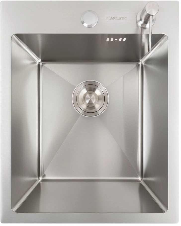 Мойка кухонная VALESO нержавейка 40x50 Handmade (толщина 3,0/1,5)