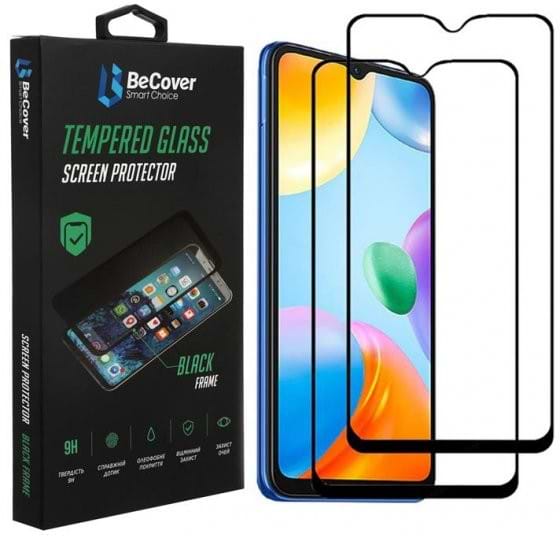 Захисне скло для смартфону BeCover for Xiaomi Redmi 10C Black (707451)