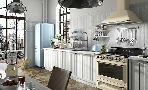 Фото - Блендер стаціонарний Smeg BLF01CREU (кремовий)