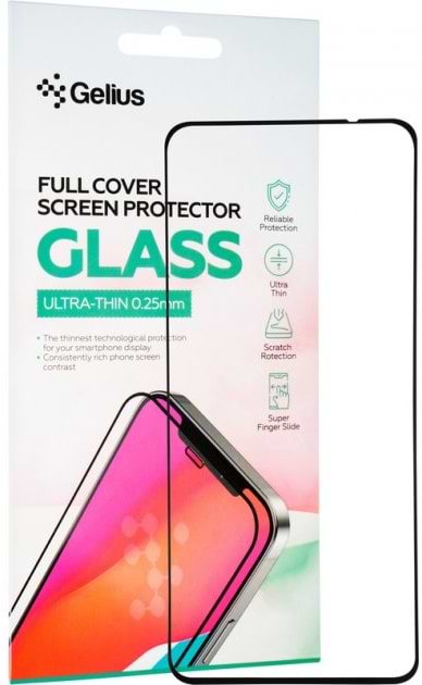 Захисне скло для смартфону Gelius Full Cover Ultra-Thin 0.25mm for Xiaomi Redmi Note 10/10s (88719) - Фото 1