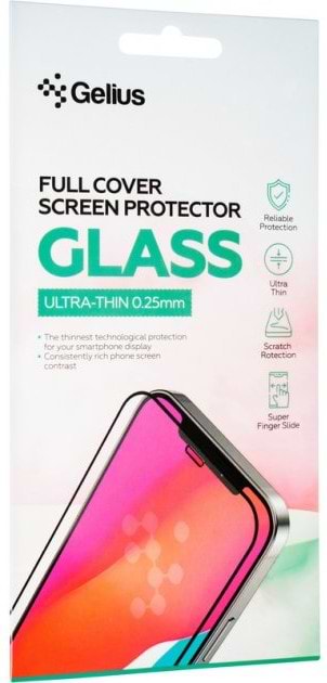 Фото - Захисне скло для смартфона Gelius Full Cover Ultra-Thin 0.25mm for iPhone 13 Mini Black (88703)