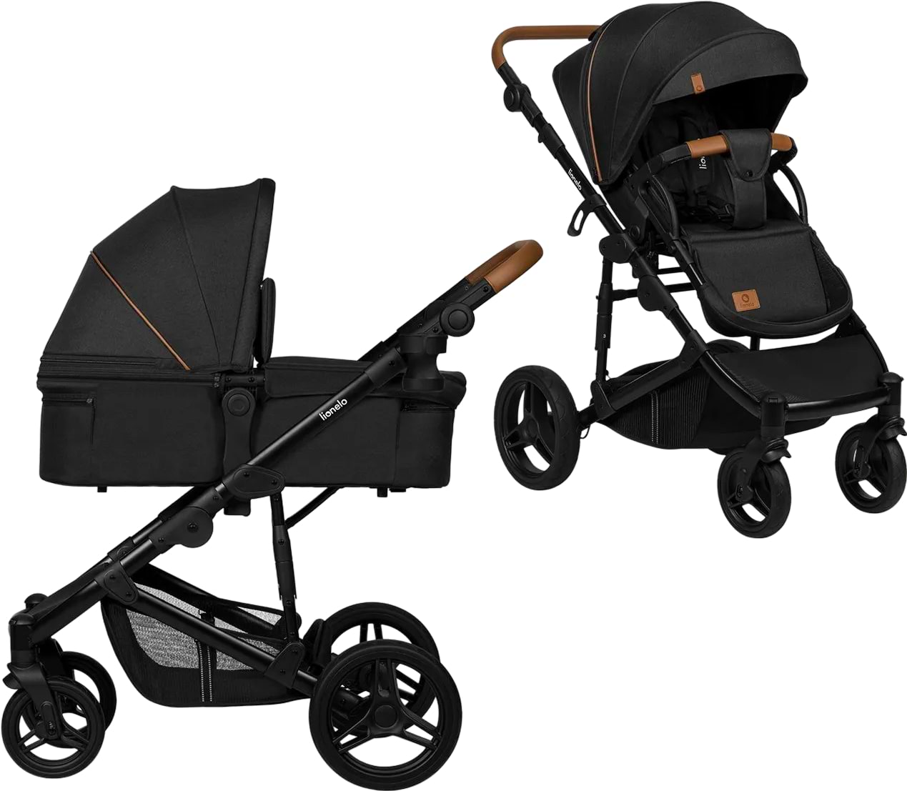 Коляска универсальная 2 в 1 Lionelo Mari Tour Black Onyx