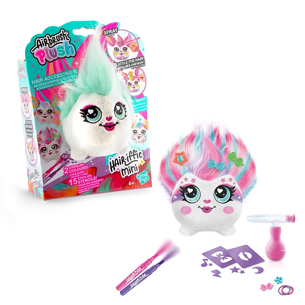 Фото - Набір для декупажу та розпису Canal Toys DIY AIRBRUSH PLUSH - Hair'iffic Зроби зачіску - Пош (AIR038/3)