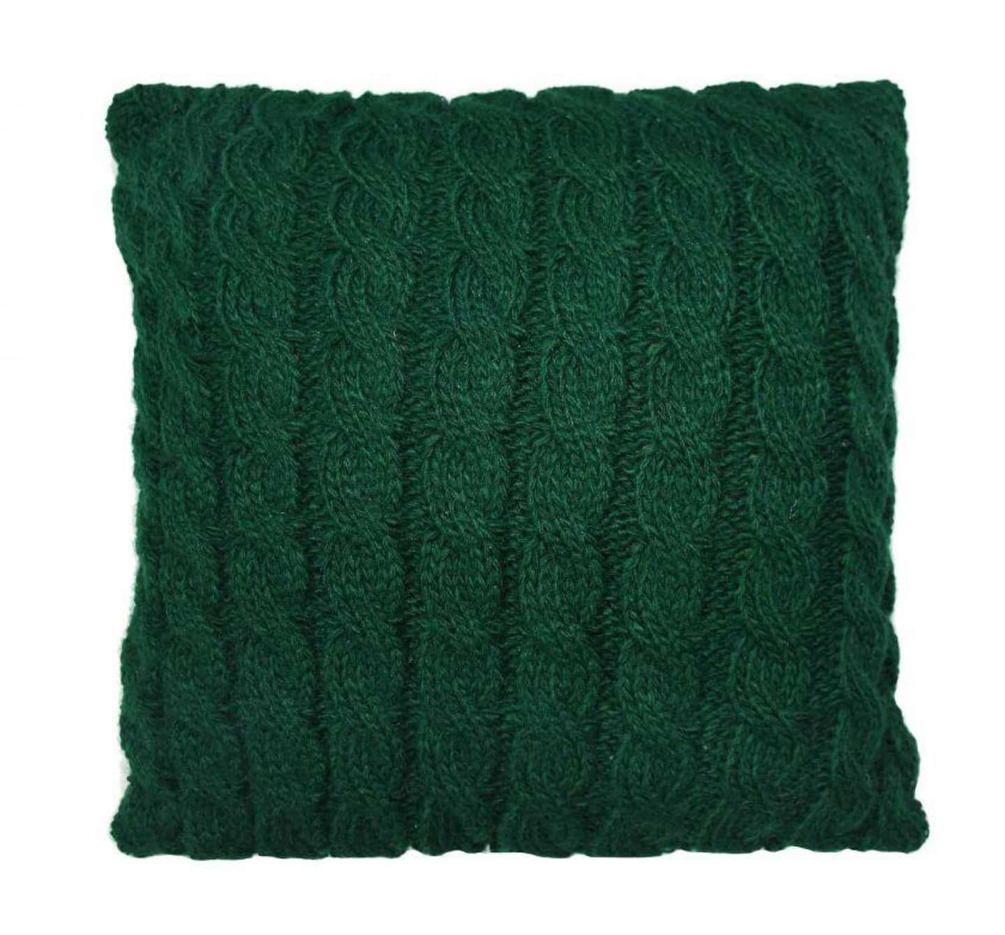 Подушка декоративна Прованс Коси зелені 33х33 см (027423)