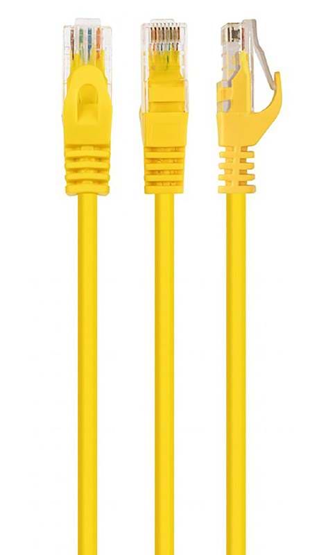 Кабель патч-корд Kingda Cat.5e 15m Yellow (PAUT31500-CU-YL)