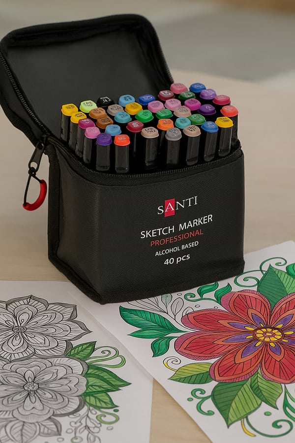Фото - Набор маркеров Santi 40 шт. (390778)