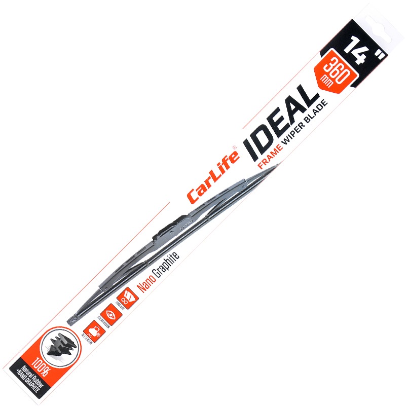 Щітка склоочисника CarLife каркасна IDEAL 14/360 мм (I36)
