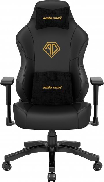 Фото - Уцінка - Крісло для геймерів Anda Seat Phantom 3 Size L Black & Gold (AD18Y-06-B-PVC)