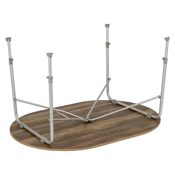 Фото - Складной стол Bo-camp Feather Oval Brown (1404466)