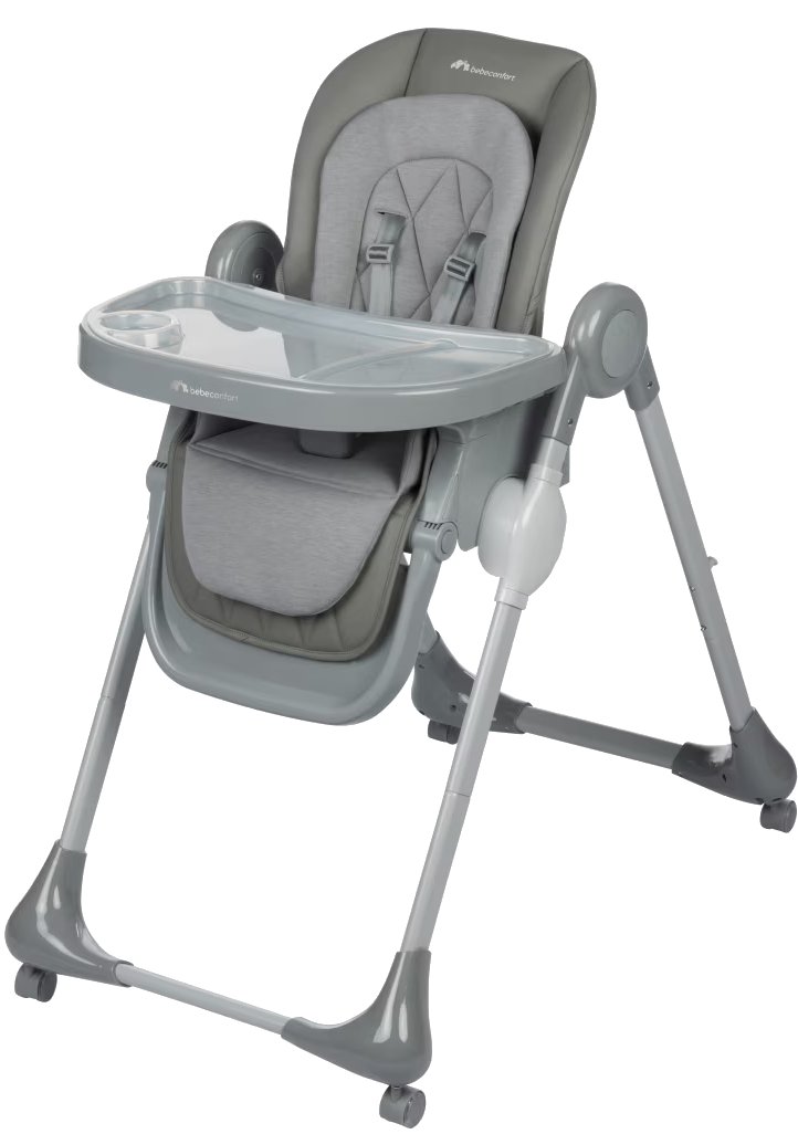 Стульчик для кормления классический Bebe Confort Olea Mineral Gray