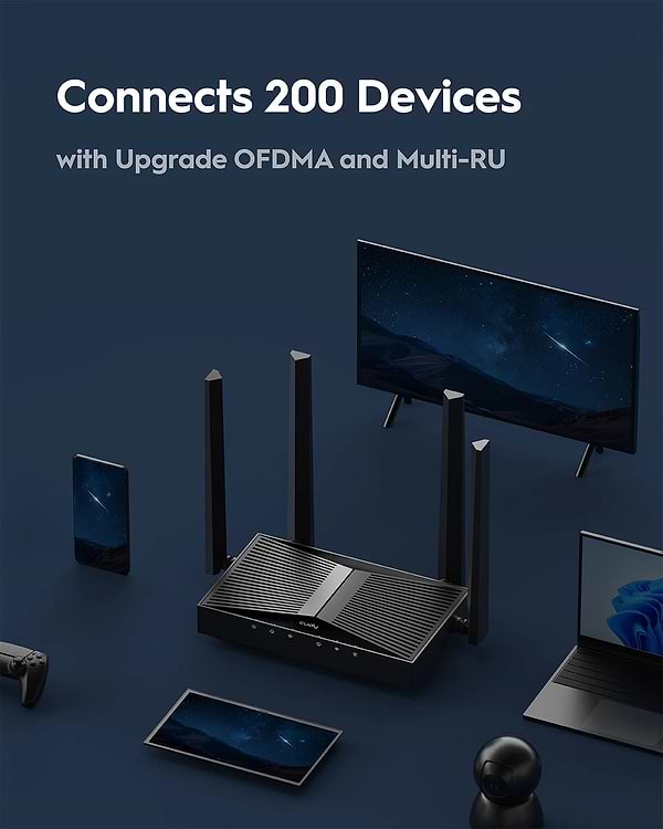 Фото - Маршрутизатор интернет WiFi7 Cudy WR3600E
