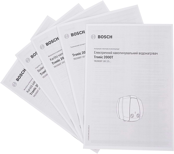 Фото - Водонагреватель Bosch Tronic 2000T 15 B
