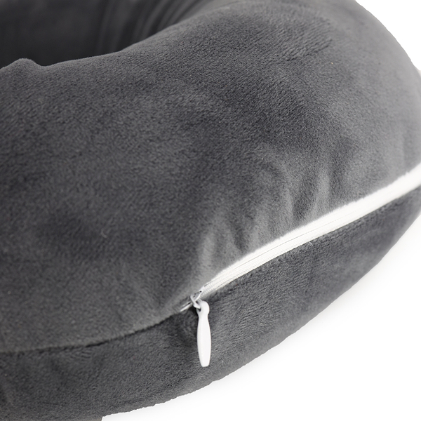 Фото - Подушка дорожня MirSon №8750 Velvet Line 28-0005 Ashen 50% Memory (2200006348351)